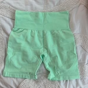 Neon biker shorts